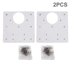 2PCS Hinged Hinge Fixed Plate Household Cabinet Door Repair Plate Plastic Sheet