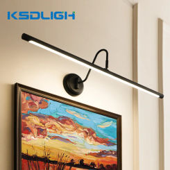 American Retro Mirror Wall Lamp Led Wall Light for Bathroom Toilet Bedroom AC85-265V 18W 20W Adjustable Picture Lighting Fixture