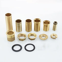 Copper kitchen sink hot and cold Basin faucet accessories base fixed foot screw nut 30 plus filament