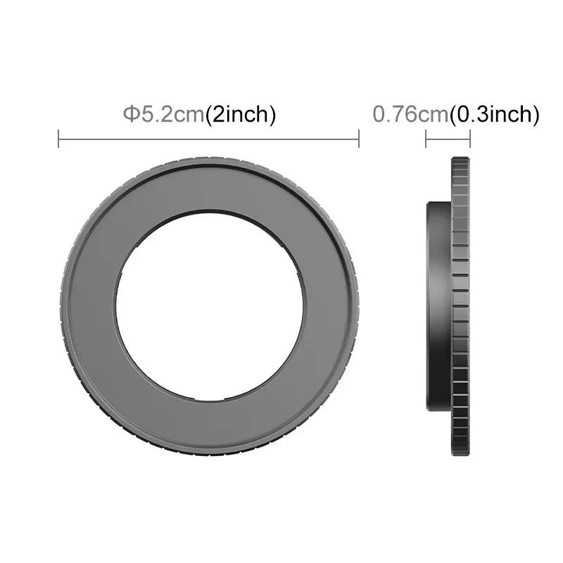 Description Picture 5 of item1pcs Lens Filter Adapter Ring Frame For DJI Osmo Action 4 Camera Metal Filter Holder Accessories