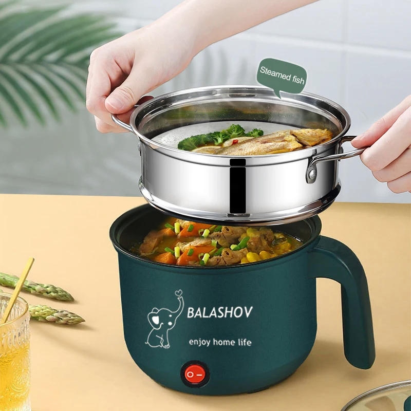 Description Picture 5 of item1.5L Mini Home Cooking Pot Multifunctional Electric Non Stick Rice Cooker Safety Material Potable Hot Pot Rice Cooker Appliances