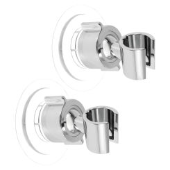 Shower Head Holder Waterproof and Rustproof Shower Holder Suspended Shower Stand Transparent Shower Holder Hole Free Shower Head