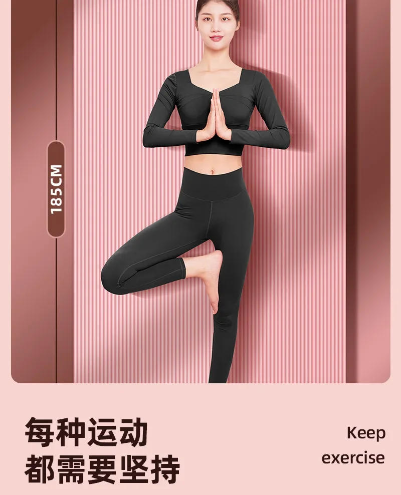 Description Picture 6 of itemNBR 15mm Thick Yoga Mat Anti-slip Blanket Home Gym Sport Health Lose Weight Fitness Mats Exercise Pad for Women