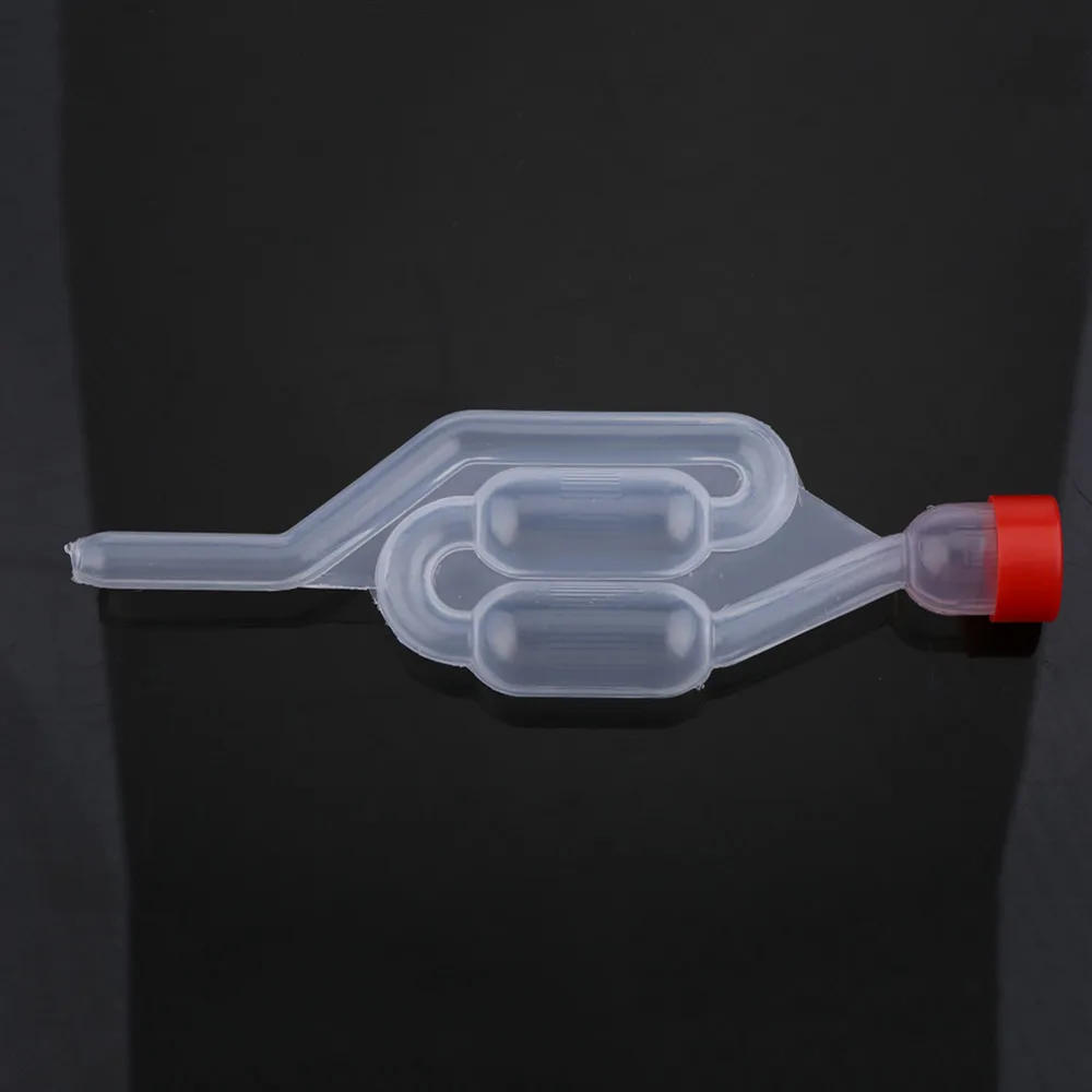 Description Picture 3 of item10 PCS Water Seal Exhaust Home Brew Beer Wine Fermentation Airlock Sealed Check Valve Plastic Eco Friendly Water Sealed Valves