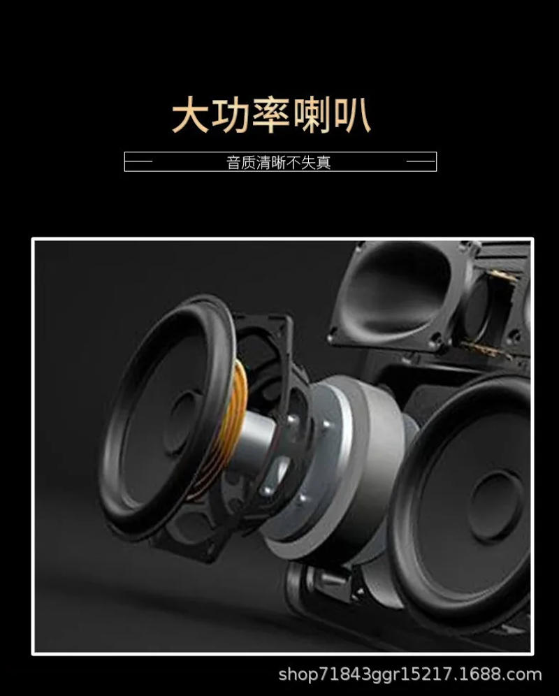 Description Picture 4 of itemPortable Cassette Tape Recorder Cassette Tape Deck with Built-in Bluetooth Speakers Multi-function Walkman MP3 music Player