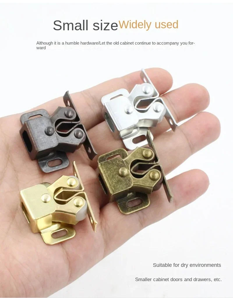 Description Picture 4 of item1pcs New Furniture Cabinet Catches Door Stopper Damper Buffer Magnet Closer Hardware Fittings