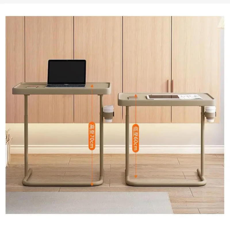 Description Picture 2 of item1pc Standing Desk, Bedside Table, Lifting Computer Table, Home Lifting Small Desk, Laptop Table, Sofa Side Table