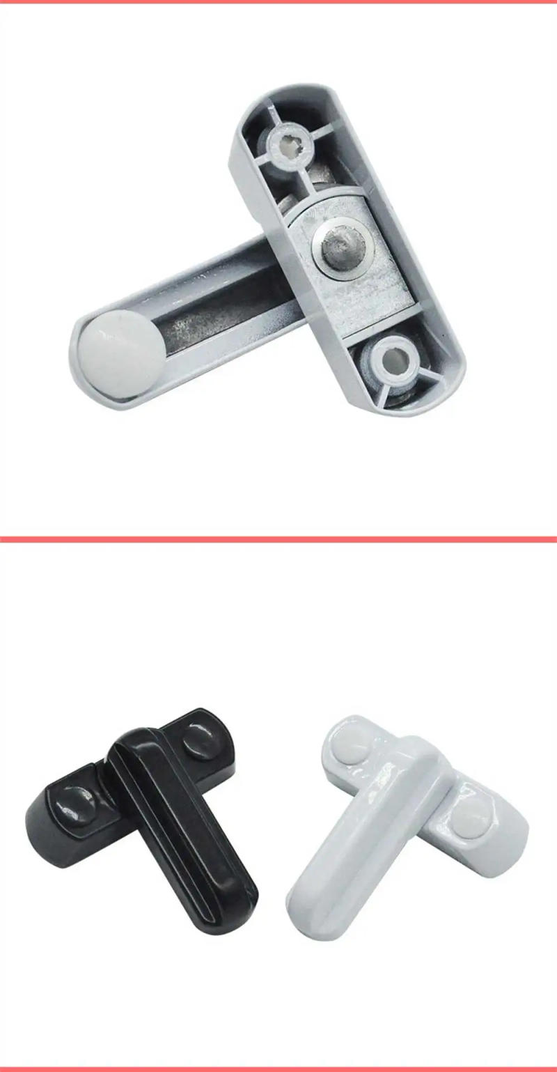 Description Picture 6 of itemPlastic+Stainless Steel+Zinc Alloy UPVC Child Safe Security Window Door Sash Lock Safety Lever Handle Sweep Latch Dropship