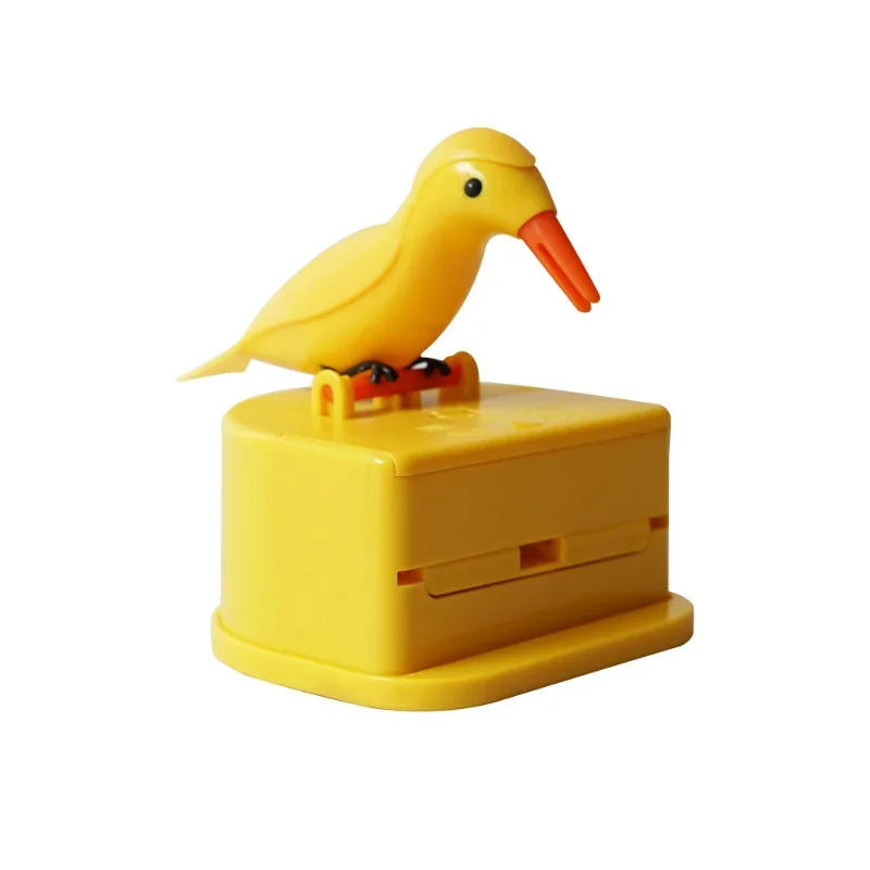 Description Picture 3 of item1Pc New Small Bird Toothpick Container Automatic Toothpick Dispenser Toothpick Holder Home Decoration Kitchen Accessories