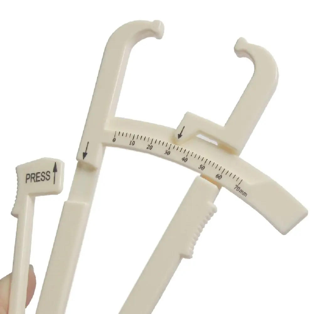 Description Picture 3 of item1Pcs Crossfit Body Fat Loss Tester Calculator Fitness Caliper Clip Measurement Slim Skin Fold Body Fat Chart Gym Equipment