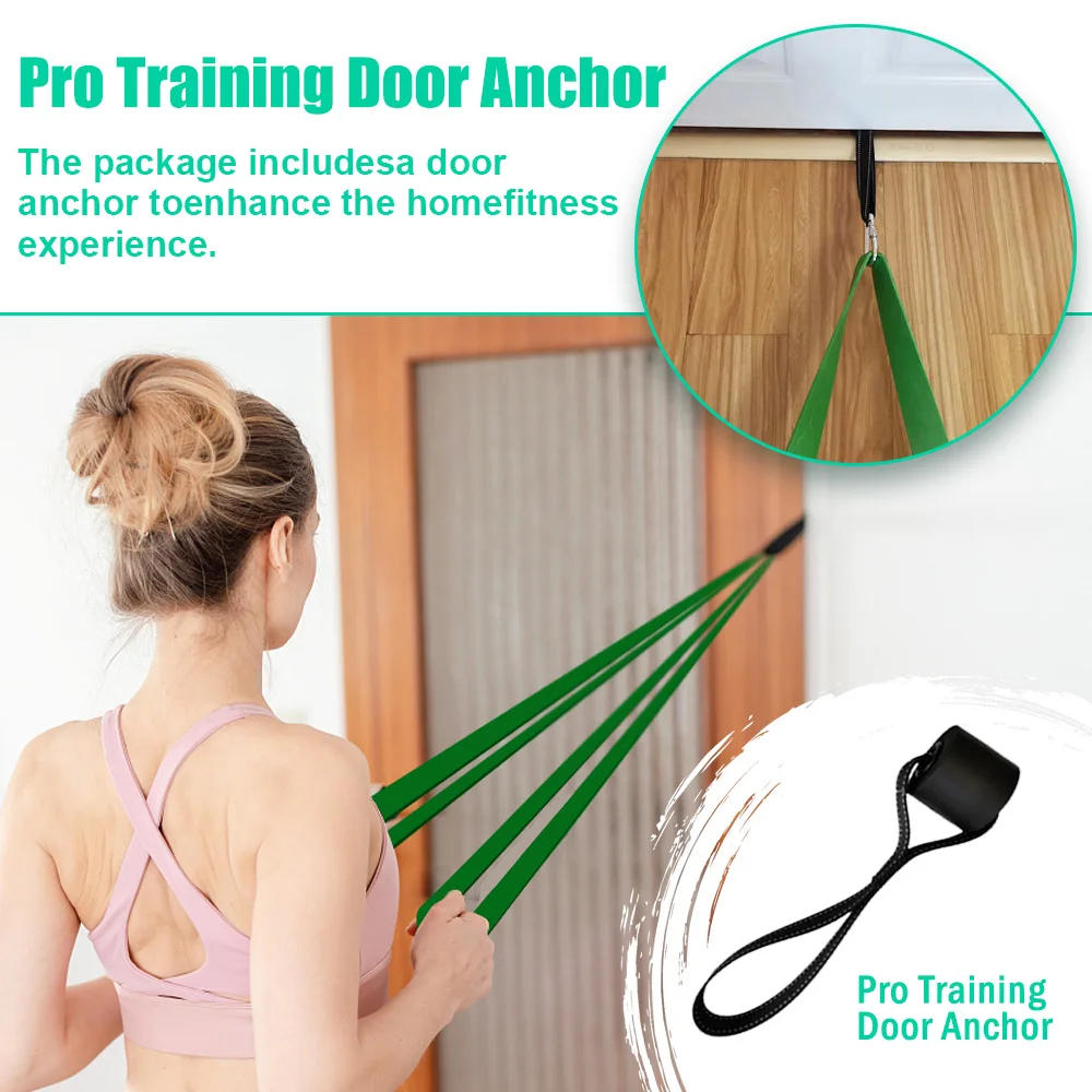 Description Picture 4 of itemTough Latex Resistance Band Elastic Exercise Strength Pull-Ups Auxiliary Band Pilates Gym Fitness Equipment Strengthening Train