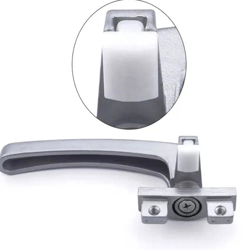 Description Picture 6 of itemAluminum Alloy Window 38 Type Handle 304 Stainless Steel Multi-color Rotating Lock Solid Left Handle Anti-collision