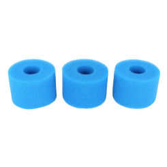 3PCS for Intex Pure Spa Reusable/Washable Foam Hot Tub Filter Cartridge S1 Type