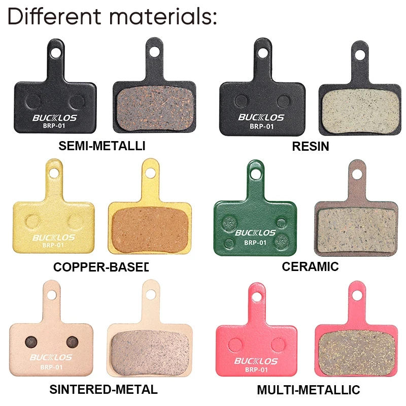 Description Picture 2 of itemBUCKLOS Bike Brake Pads Bicycle MTB Hydraulic Disc Pads For SHIMANO MT200 Mountain Road Bike Disk Brake Pads fit B01S Brake Part