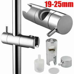 Shower Head Holder Convenient Easily Install Reliable Sturdy Construction ABS Chrome Bathroom Home Replaceable