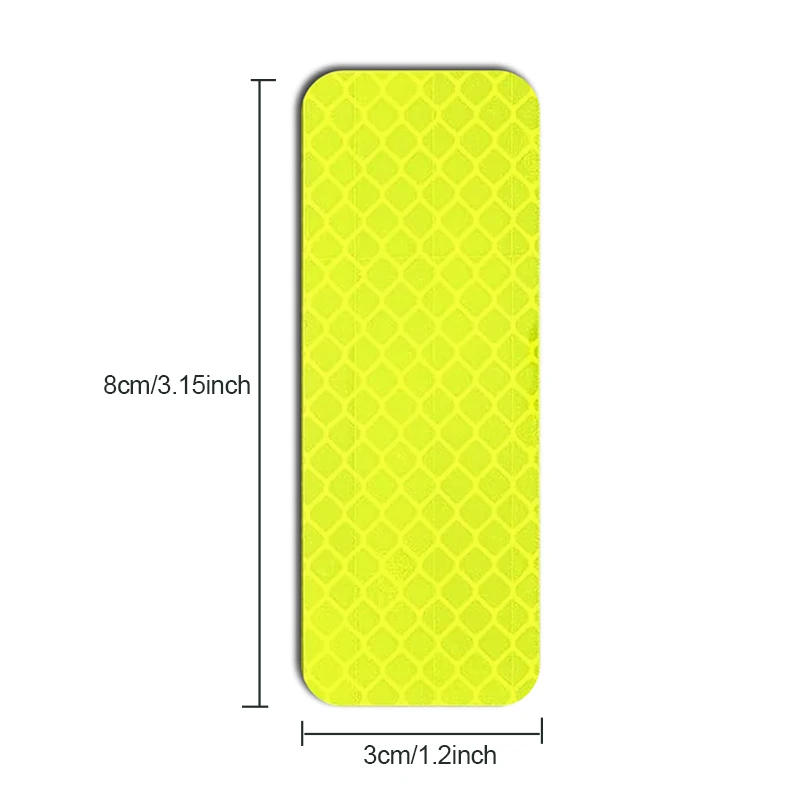 Description Picture 3 of item10PCS baby stroller anti-collision reflective patch bicycle night light patch safety warning patch multiple uses