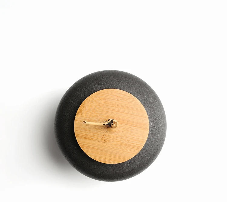 Description Picture 4 of itemVintage Simplicity Ceramic Tea Caddies Moisture Proof Sealed Jar Tea Box Candy Box Tea Storage Jars Household Storage Jar