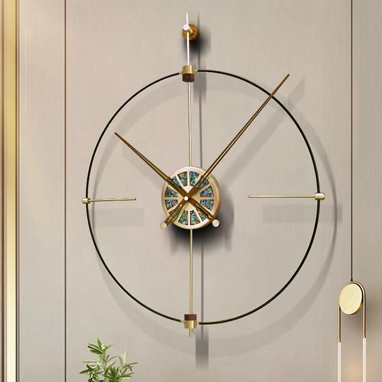 Description Picture 4 of itemModern Wall Clock Large Luxury Wall Watches Aesthetic Silent Clocks Elegant Stylish Bedroom Watch Living Room Home Decoration