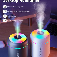 180ML Mini Air Humidifier USB Electric Aroma Diffuser Essential Oil Purifier Aromatherapy Mist Maker Lights For Car Home Bedroom