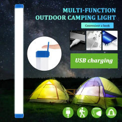 Long LED Tube Night Light Magnetic 17CM 32CM 52CM USB Rechargeable Emergency Light Outdoor Portable Long Strip Emergency Light