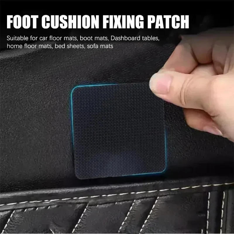 Description Picture 4 of item60/2pcs Carpet Fixing Stickers Double Faced High Adhesive Car Carpet Fixed Patches Home Floor Foot Mats Anti Skid Grip Tapes