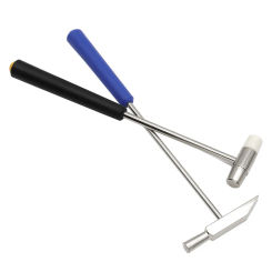 1Pc Small Hammer Repair Tool DIY Metal Rubber Hammer Double Head For Repair Watch Multifunction Hand Tools