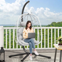 Suitable for Terraces Hanging Hammocks Outdoor Bedrooms Sleeping Hammock Strap Gardens and Balconies Garden Furniture Chair Foot
