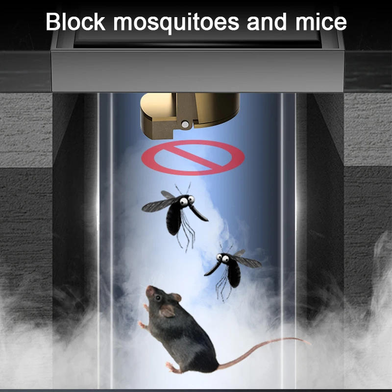 Description Picture 6 of item10x10cm Invisible Stainless Steel Bathroom Floor Drain Square Waste Filter Drainage Anti-odor Shower Drain Strainer Accessorie