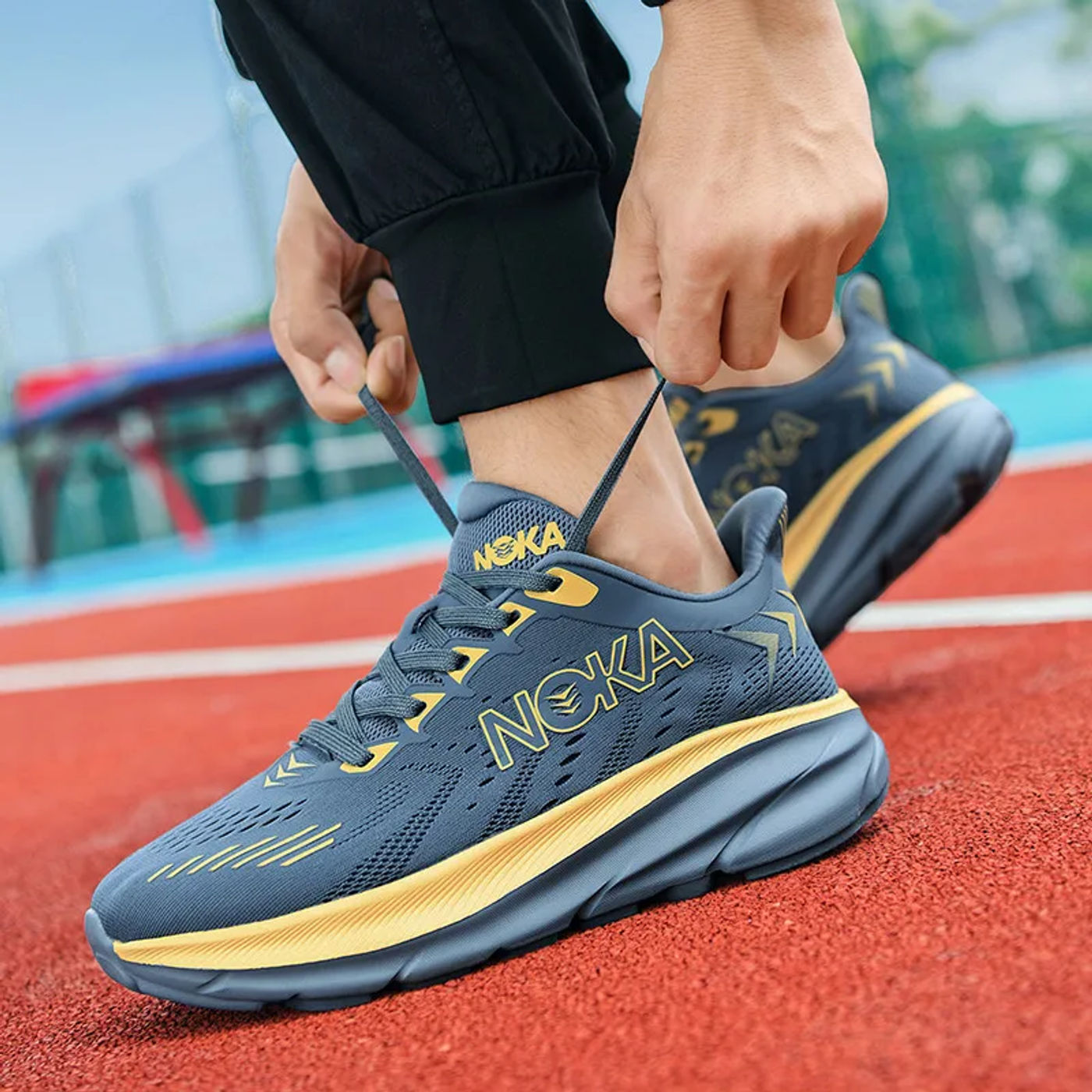 Description Picture 2 of item2024 NEW Men's Shoes Low Top Cushioning, Running Shoes Lightweight and Comfortable Mesh Sports Shoes Versatile Casual Shoes