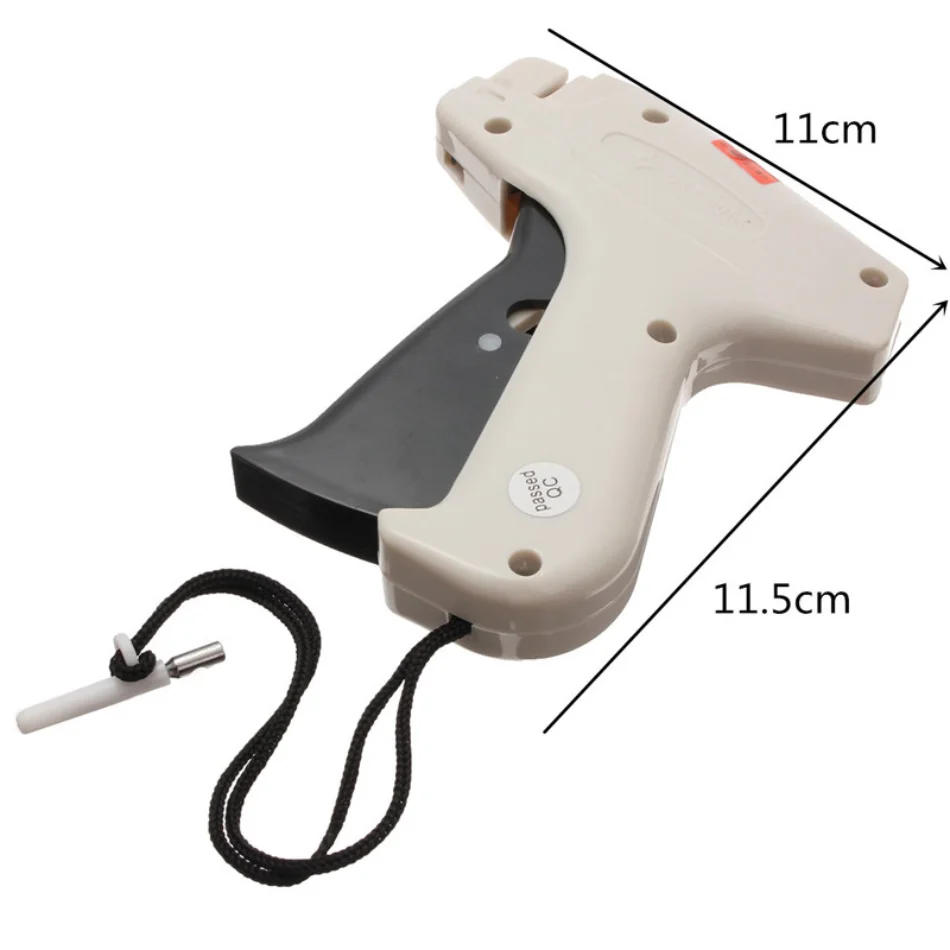 Description Picture 5 of item1Set Tag Gun Clothes Garment Price Label Tag Gun +5 Steel Needles+1000 Barbs Marking DIY Apparel Labeller Machine Sewing Tool