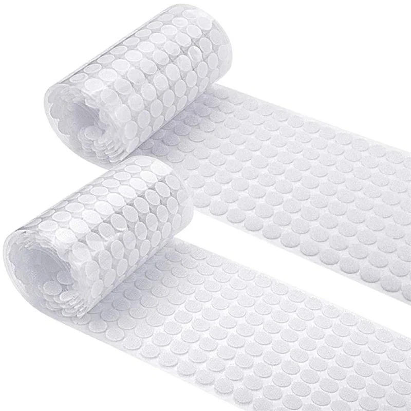 Description Picture 3 of itemSelf Adhesive Fasteners Hook and Loop Tape Dot Sticker 10/15/20/25/30mm Nylon Sticky Dots Adesivo Redondo Craft DIY Accessories