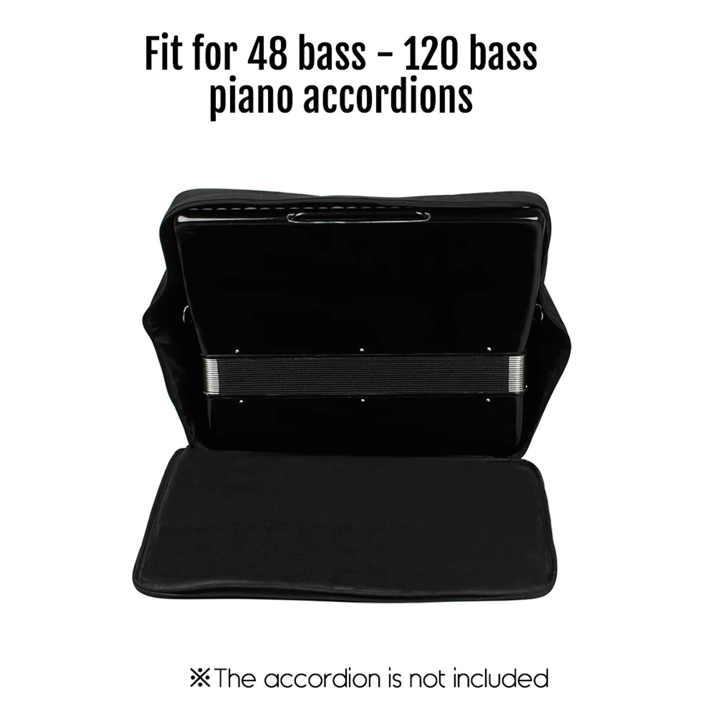 Description Picture 5 of itemAccordion Gig Bag Piano Accordion Case Keyboard Instrument Accessories Gig Bags for 48/80/96/120 Bass Piano Accordions