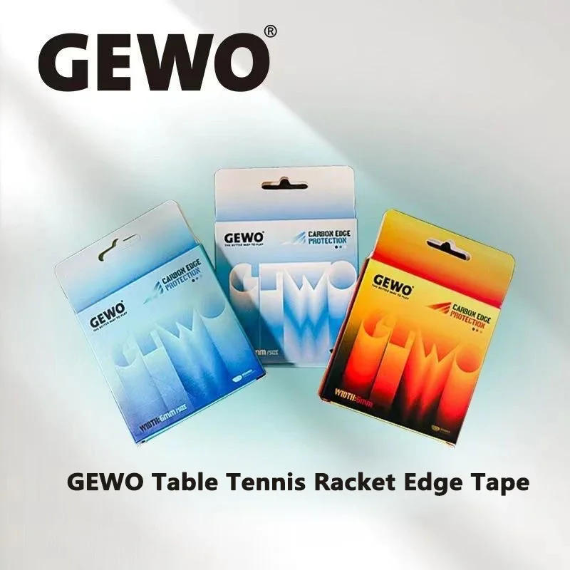 Description Picture 2 of itemOriginal GEWO Table Tennis Racket Carbon Edge Tape Ping Pong Bat Side Hard Protective Sponge Tape 6MM Carbon Edge Tape