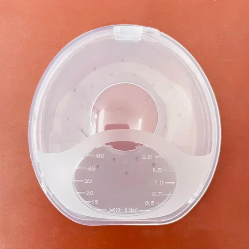 Description Picture 5 of itemNew Silicone Mother's Milk Collector With Scale Wearable Anti Spill Breast Pads Nipple Pain Protector Maternity Breastfeeding