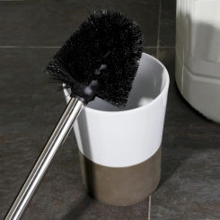 1pc Vintage Pattern Ceramics Toilet Brush Bath Storage Rack Hotel Cleaning Tools Bathroom Accessories Set Supplies
