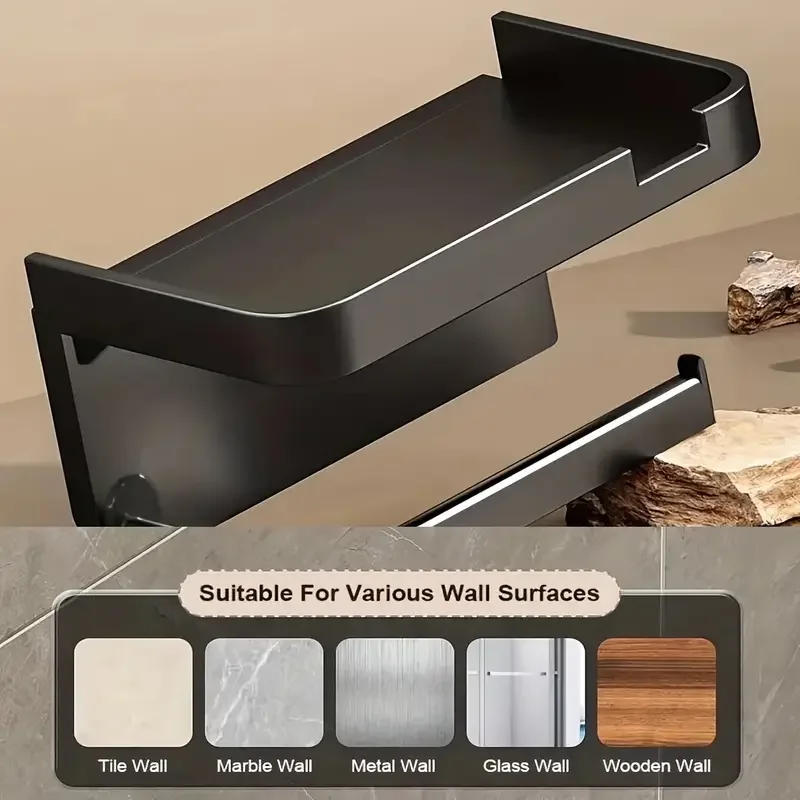 Description Picture 5 of itemRustproof Thickened Plastic Wall-Mounted Toilet Paper Holder for Bathroom/Kitchen with Phone Storage