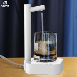 Electric Water Gallon Pump Automatic Water Bottle Pump Dispenser Desktop T30 Rechargeable Water Pump Dispenser With Stand