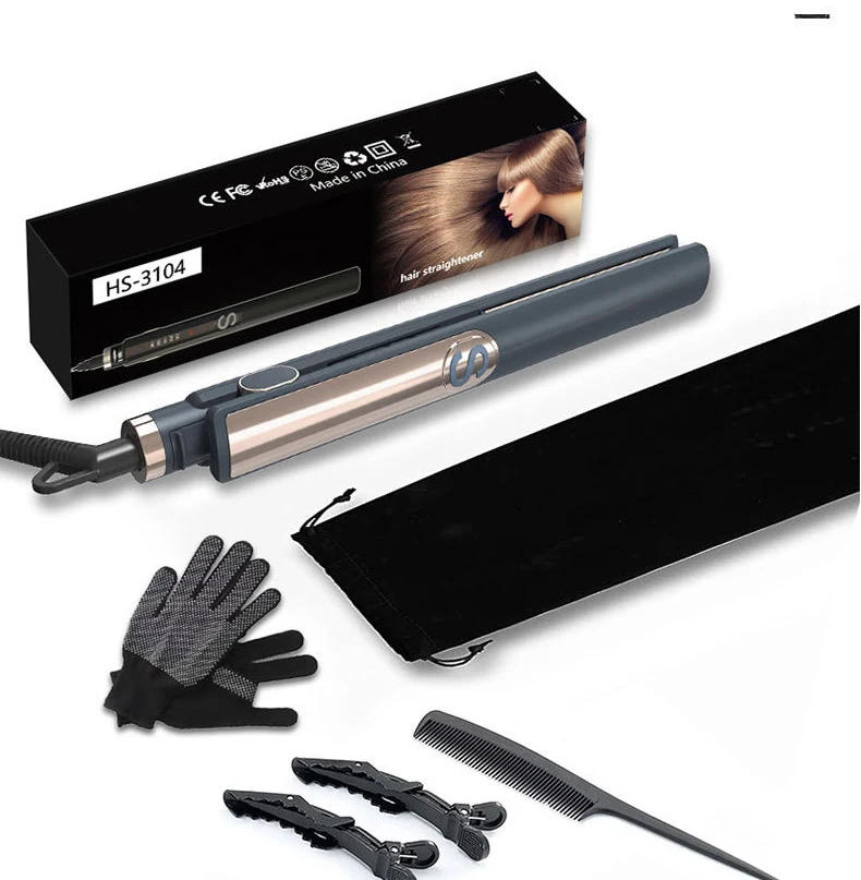 Description Picture 6 of itemNew Professional 450 Degrees Ceramic Tourmaline Ionic Flat Iron Hair Straightener For Styling Hair Efficient and Convenient