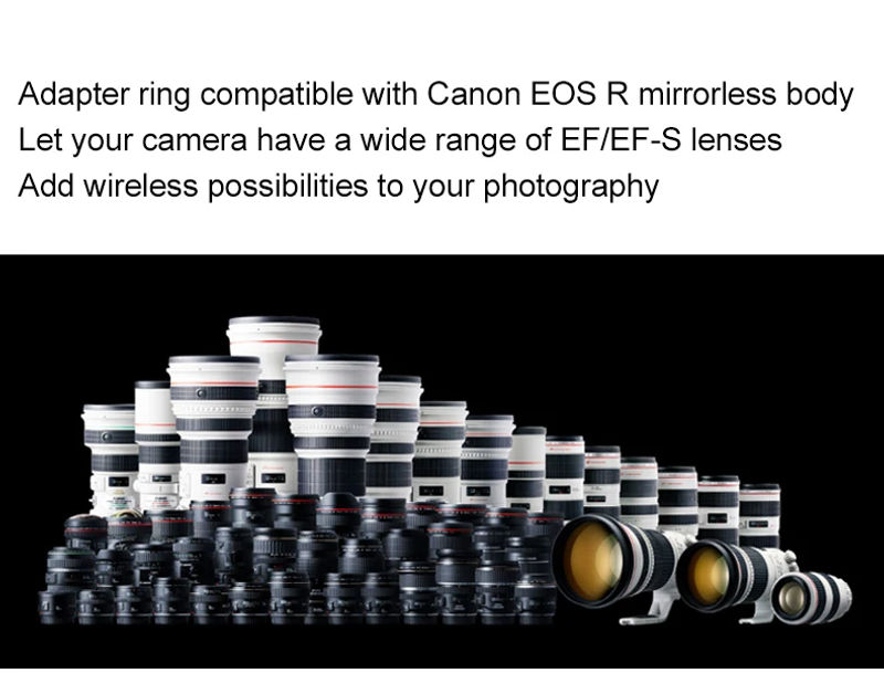 Description Picture 4 of itemEF-EOS R Auto Focus Camera Lens Adapter EF Mount Lens 18-55mm 24-70mm to EOS R Mount Camera R6 R7 R8 R10 R50 AF Quick Focus