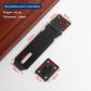 2PCS Black 5-inch