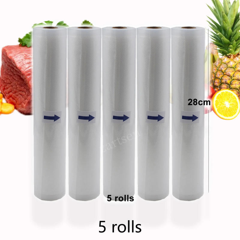 Description Picture 2 of itemHousehold Food Saver Vacuum Bag Storage Bags Machine Film Sealer Vacuum Packer Saran Wrap Food Fresh Long Keeping 1 Roll