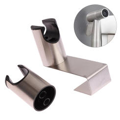 1PC Bidet Sprayer Hook Holder Free Nail Stainless Steel Toilet Bathroom Attachment Wall Shower Head Holder Bracket