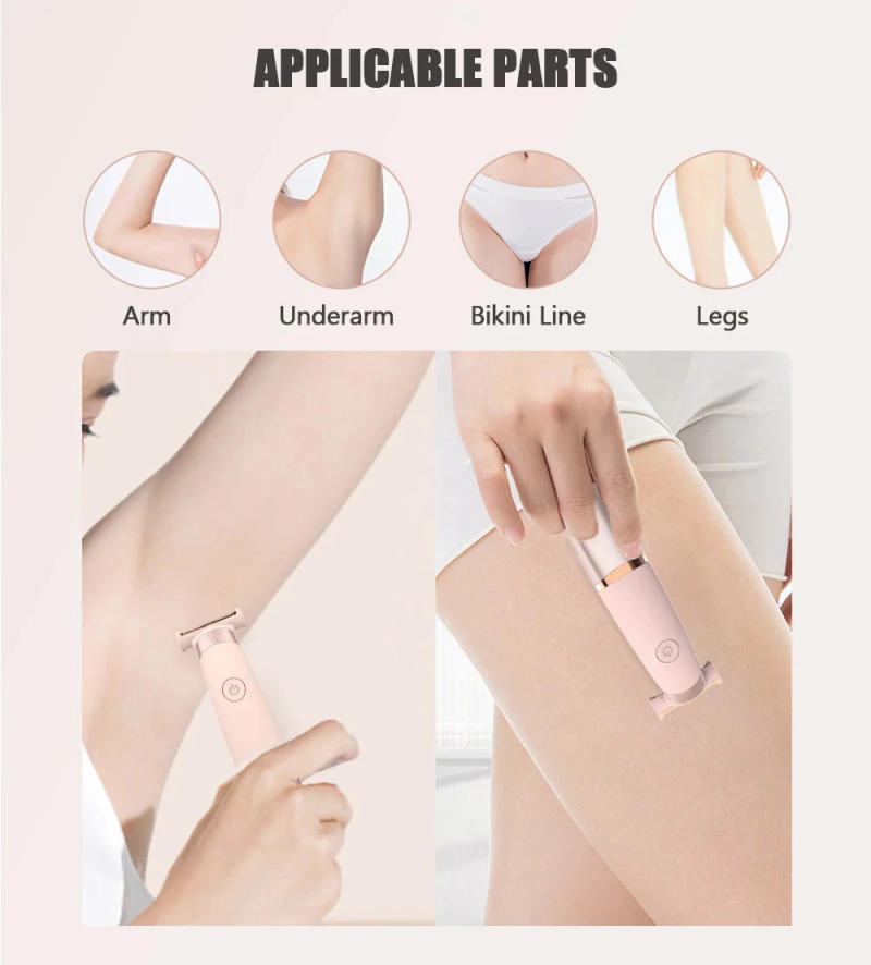 Description Picture 5 of itemElectric Shaver for Women Rechargeable Beard HairTrimmer Waterproof Razor Painless BodyClipper Shaving Face Groomer Hair Removal