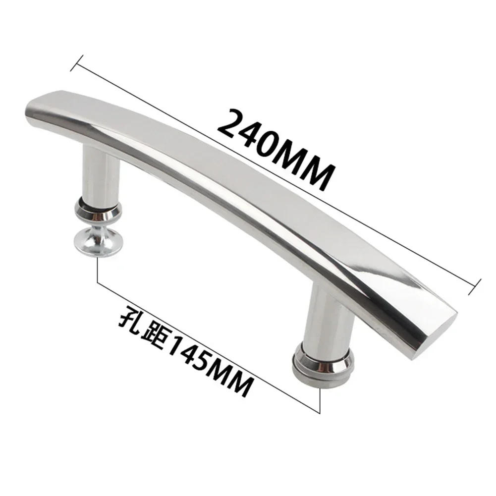 Description Picture 5 of item1pc Stainless Steel Door Handles Shower Door Pull Knobs Shower Room Glass Sliding Door Handle Handrail Home Door Hardware