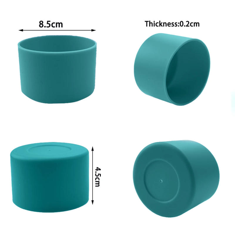 Description Picture 3 of itemFor Better Life 1Pc 8.5cm Soft Silicone Cup Bottom Sheath Protector Sleeve For Glass Water Tea Bottle Anti Damage Accessories