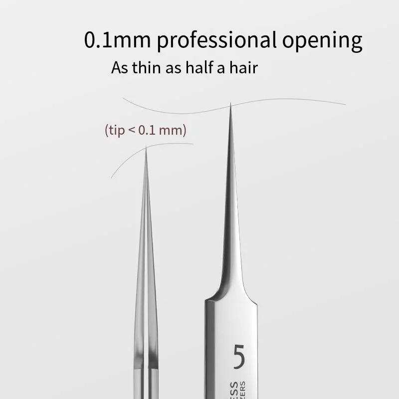 Description Picture 4 of itemStainless Steel Tweezers German Straight Precision Maintenance Industrial Repair Home Eyebrow DIY Tweezer Tools Set
