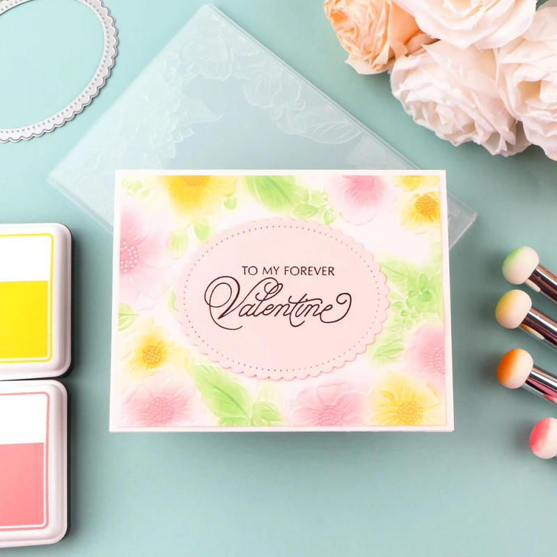 Description Picture 5 of item1pc 3D Embossing Folder Flower Petal Leave for DIY Scrapbooking Paper Card Album Making Stencil 2024 New Arrival