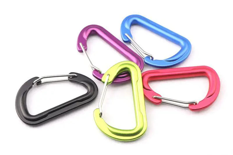 Description Picture 6 of itemMountaineering Buckle Safety Lock Outdoor Climbing Carabiner D Shape Small Tools Travel Accessories Equipment Aluminum Alloy