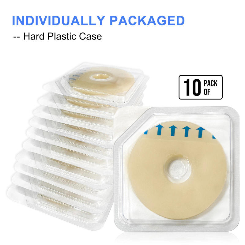Description Picture 3 of item10PCS Ostomy Barrier Rings-Outer Diameter: 2" (50mm) 2mm Thickness Compatible with All Bag Types and Brands