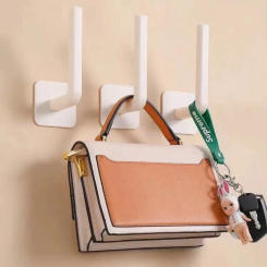 1PC Cap Holder Hat Rack for Baseball Caps Adhesive Hat Hooks Wall Cap Hanger Kitchen Storage Rack Organizer Door Closet Hook